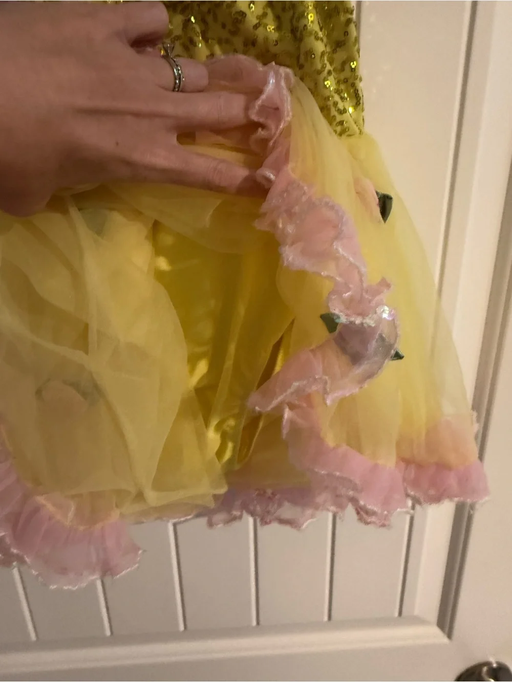 Weismann Yellow Princess Ballet Tutu Dress Child XS (4–6) Costume